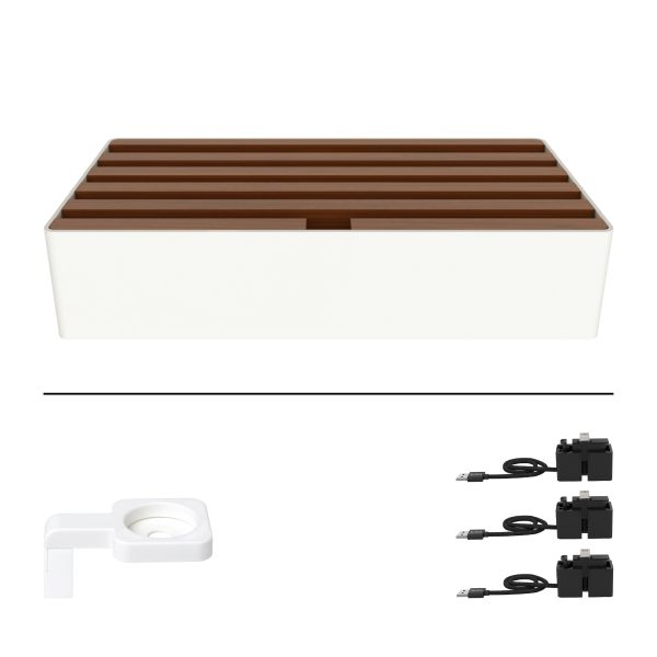 ALLDOCK Classic FAMILY White & Walnut Package Hot on Sale