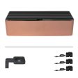 ALLDOCK Classic FAMILY Alu Rose Gold & Black Package Discount