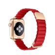 Dakota Leather Band for Apple Watch Red - FINAL SALE Hot on Sale