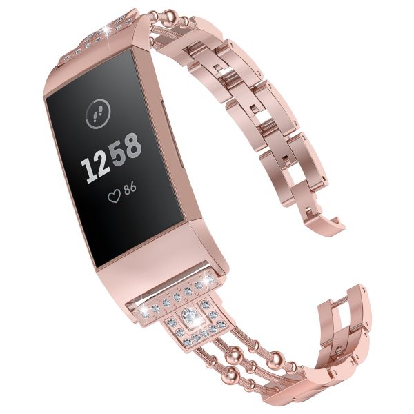 Wearlizer Fitbit Charge 4 Charge 3 Charge 3 SE Bands for Women Slim Metal Dressy Bling Rhinestone Hot on Sale