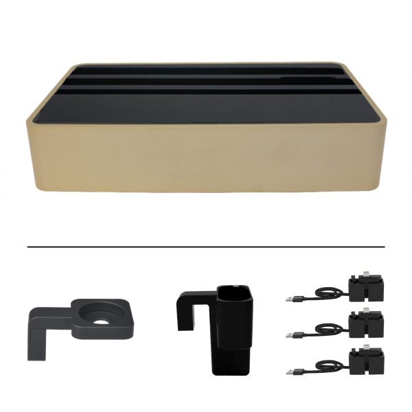 ALLDOCK Wireless Family Aluminum Gold & Black Package Cheap