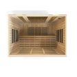 Dynamic Bergamo 4-Person Low EMF FAR Infrared Sauna (Canadian Hemlock) Online Hot Sale