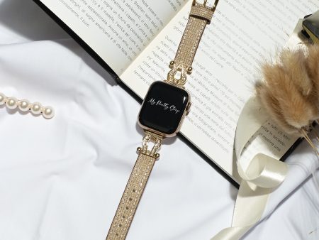 Queen Leather Apple Watch Strap on Sale