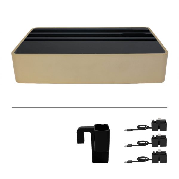 ALLDOCK Wireless Family Aluminum Gold & Black Package Cheap