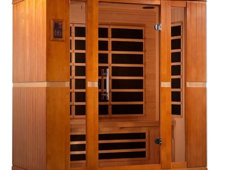 Dynamic Bergamo 4-Person Low EMF FAR Infrared Sauna (Canadian Hemlock) Online Hot Sale