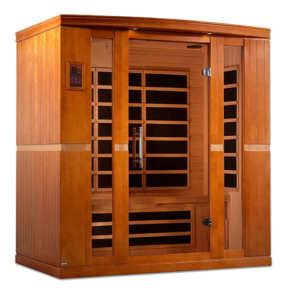 Dynamic Bergamo 4-Person Low EMF FAR Infrared Sauna (Canadian Hemlock) Online Hot Sale