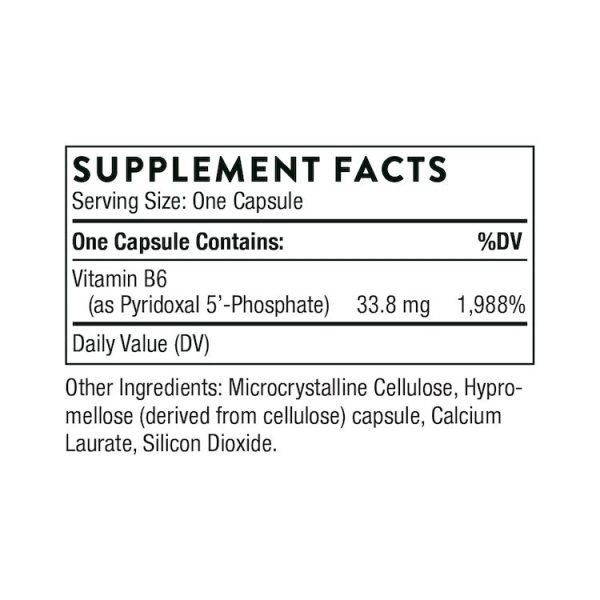 Thorne Pyridoxal 5 -Phosphate Supply