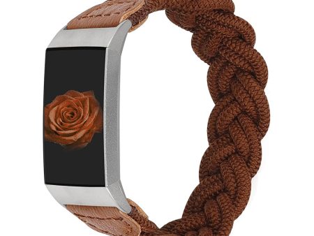 Wearlizer Fitbit Charge 4  Charge 3 Bands for Women, Cute Elastic Braided Online now