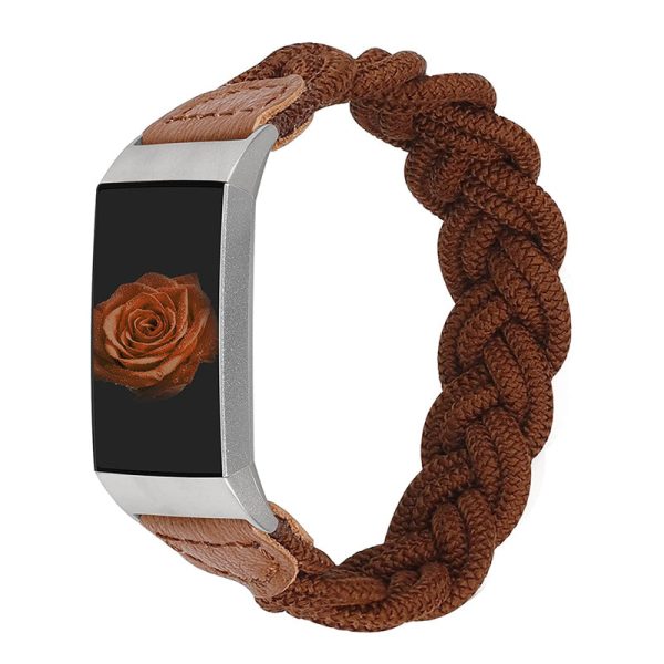 Wearlizer Fitbit Charge 4  Charge 3 Bands for Women, Cute Elastic Braided Online now