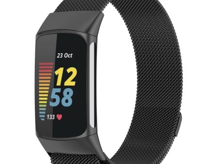 Stainless-Steel Mesh Band for Fitbit Charge 5 Online now