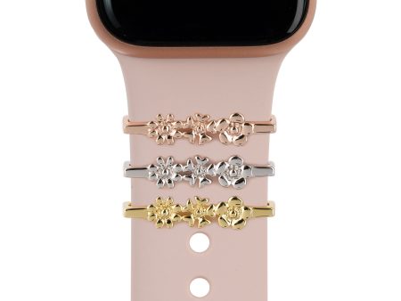 triple flower ring • Apple Watch & Fitbit band accessory Discount