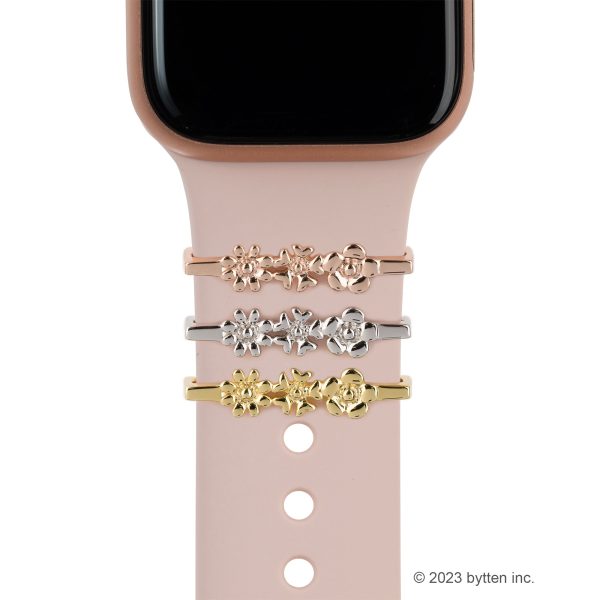 triple flower ring • Apple Watch & Fitbit band accessory Discount